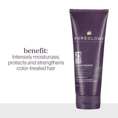 Pureology Color Fanatic mask texture image demonstrates deep conditioning effects.
