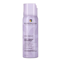 Pureology botella fijador suave con acabado natural y color protegido.