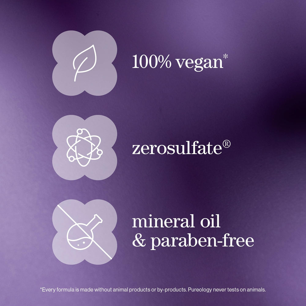 Pureology Hydrate Glow Catcher Oil in use during styling for heat protection.