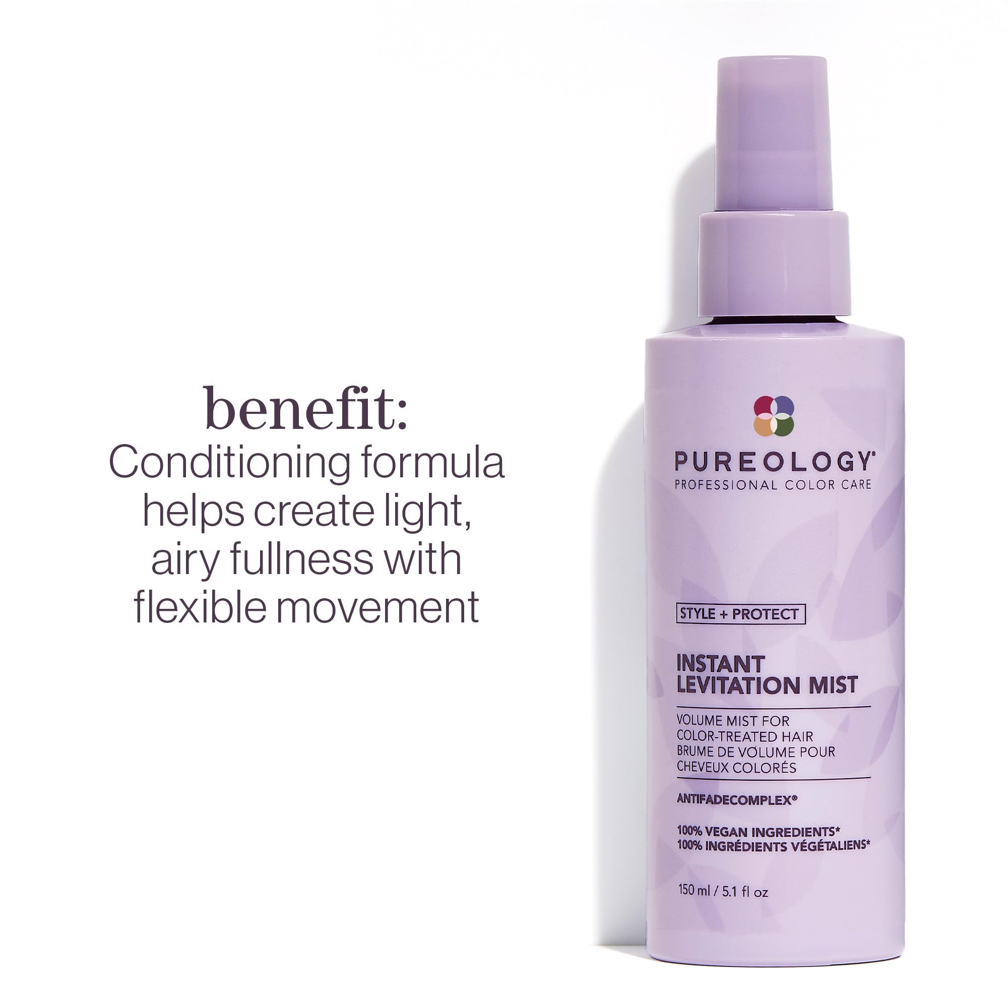 Pureology Instant Levitation Mist lifting roots for all-day body
