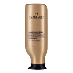 Pureology Nanoworks Gold conditioner bottle front for color-treated hair
