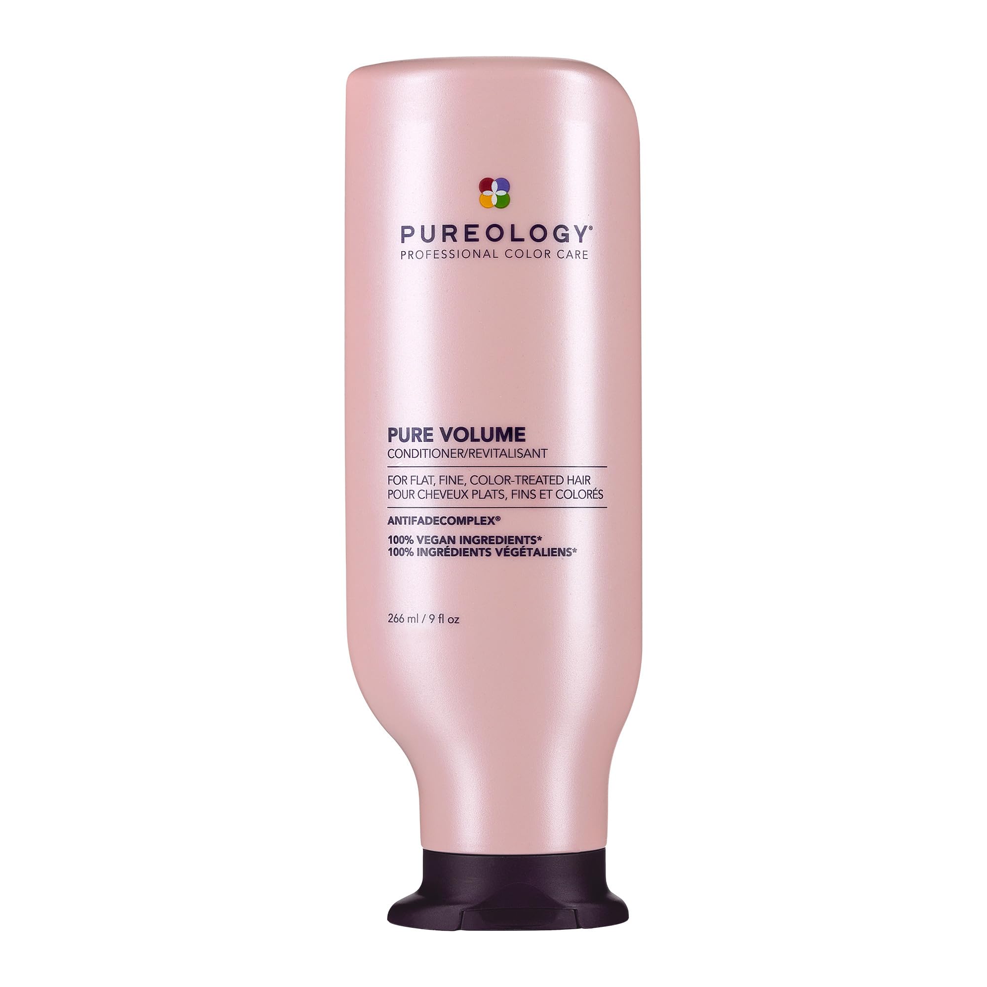 Pureology Pure Volume Conditioner bottle shows weightless lift for fine hair