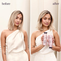 Pureology Pure Volume for fine hair adds movement and body without weighing down.