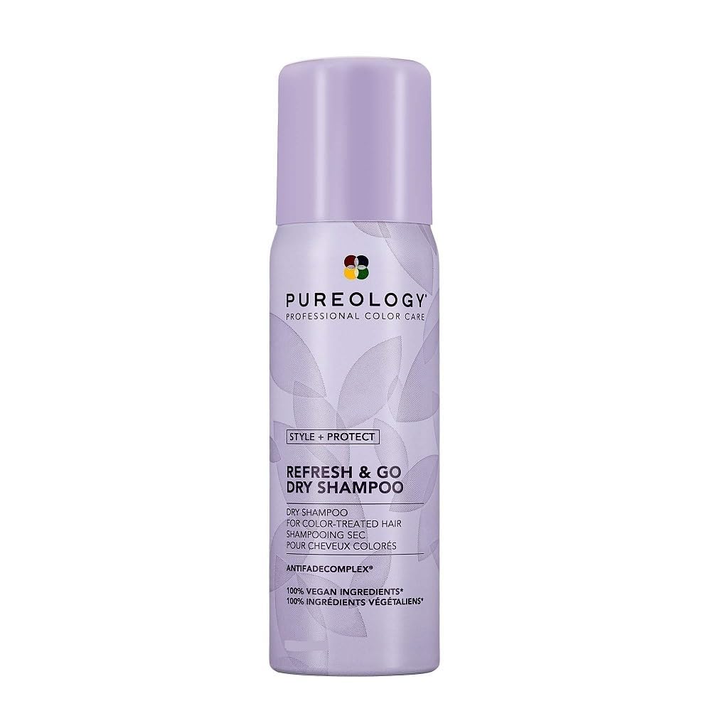 Pureology Refresh Go Dry Shampoo, botella rociada, refresca y añade movimiento sin resecar.