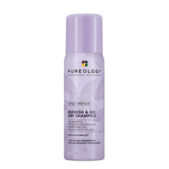 Pureology Refresh Go Dry Shampoo, botella rociada, refresca y añade movimiento sin resecar.