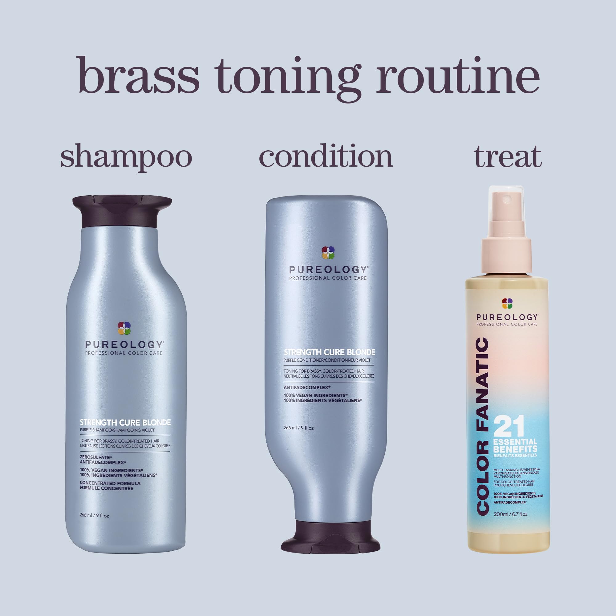 Detalle del envase de Strength Cure Blonde con fórmula vegana
