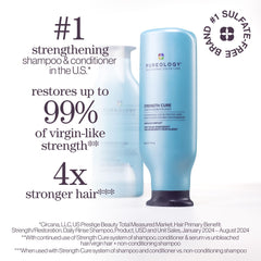 Pureology Strength Cure Conditioner pump close-up for easy daily use