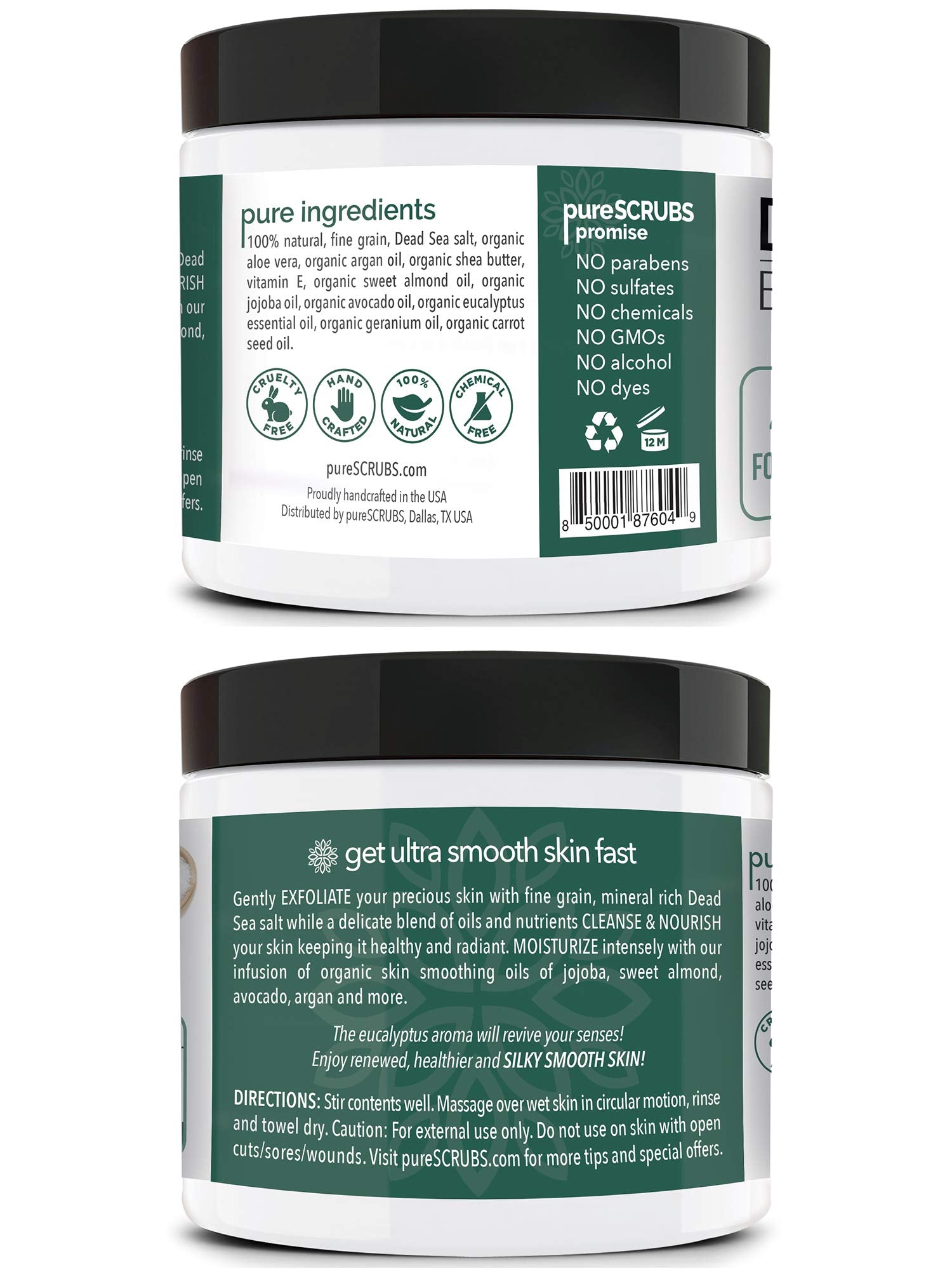 PureSCRUBS eucalyptus scrub wooden spoon for precise scooping