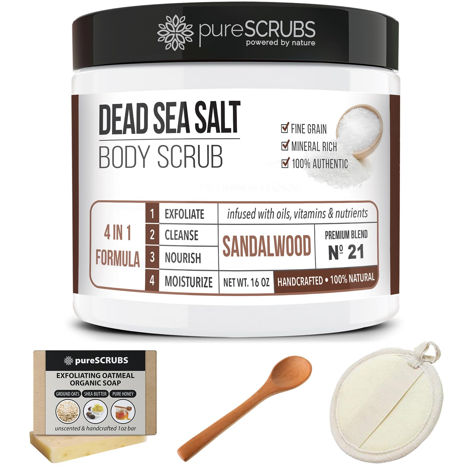 PureSCRUBS gift-ready packaging ideal for pampering gifts
