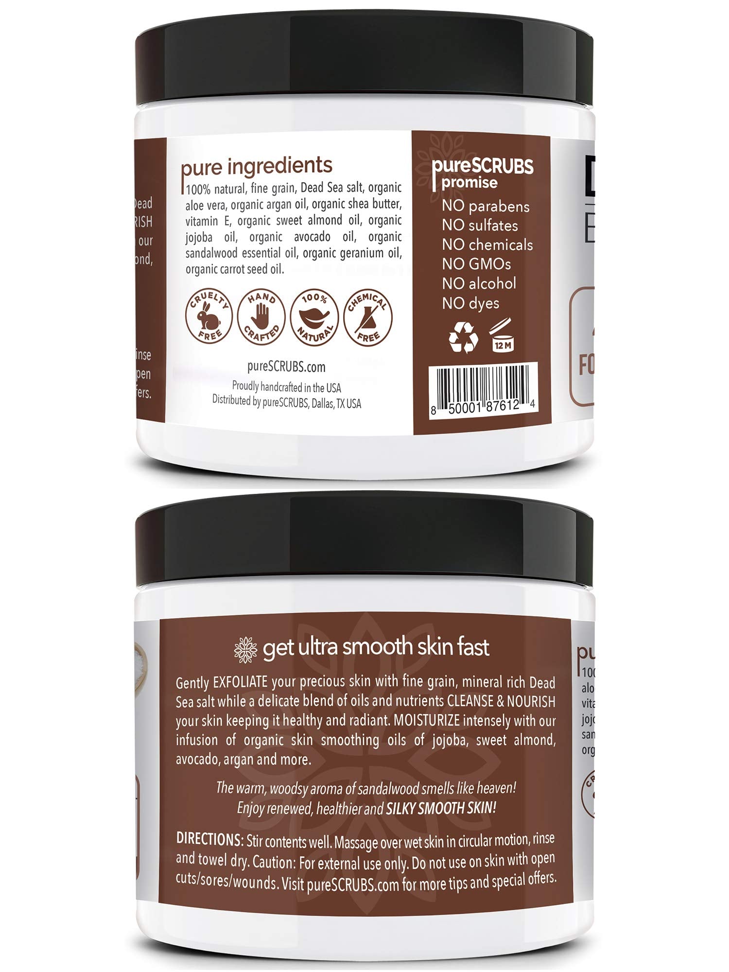 PureSCRUBS wooden spoon with scrub for easy, mess-free scooping