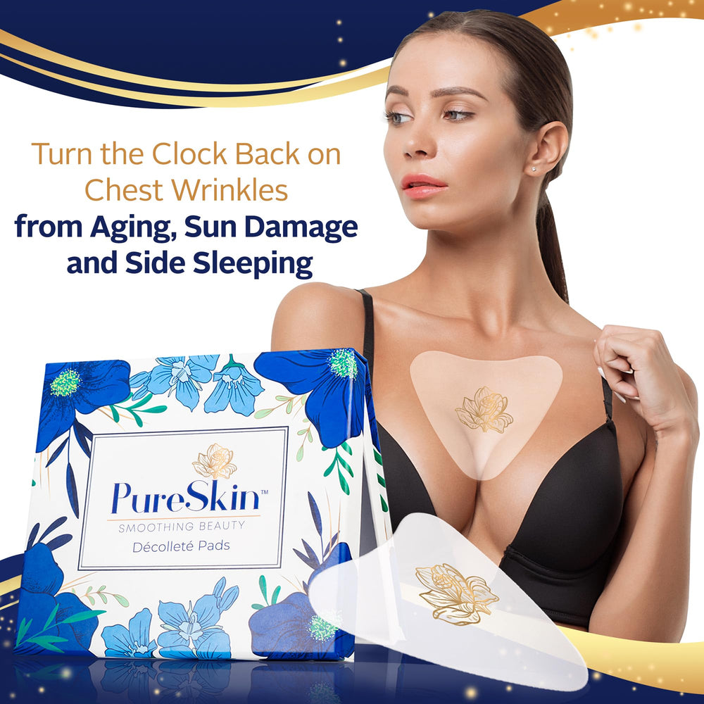 PureSkin silicone gel pad texture highlights soothing hydration for skin