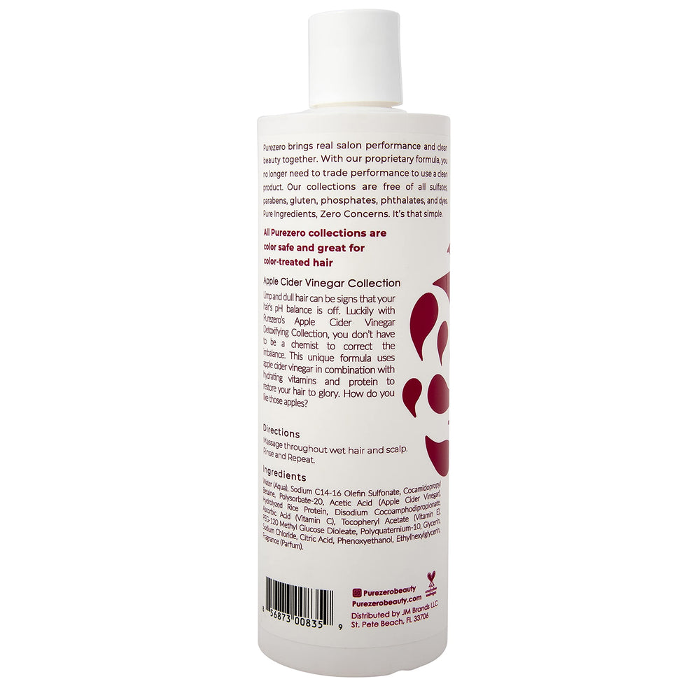 Aplicación de acondicionador Purezero sobre el cabello para suavidad y manejabilidad