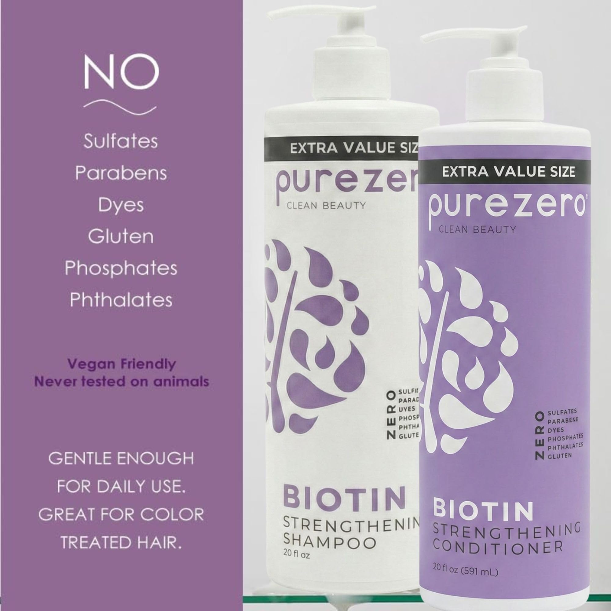 Purezero packaging box showing made-in-USA clean beauty promise
