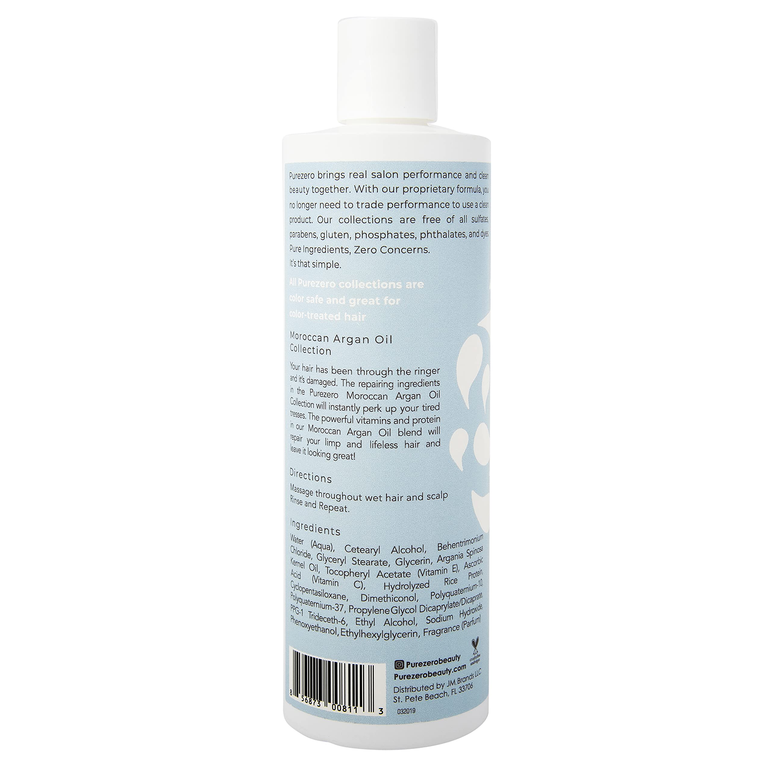Control del frizz con Purezero para peinados más limpios.