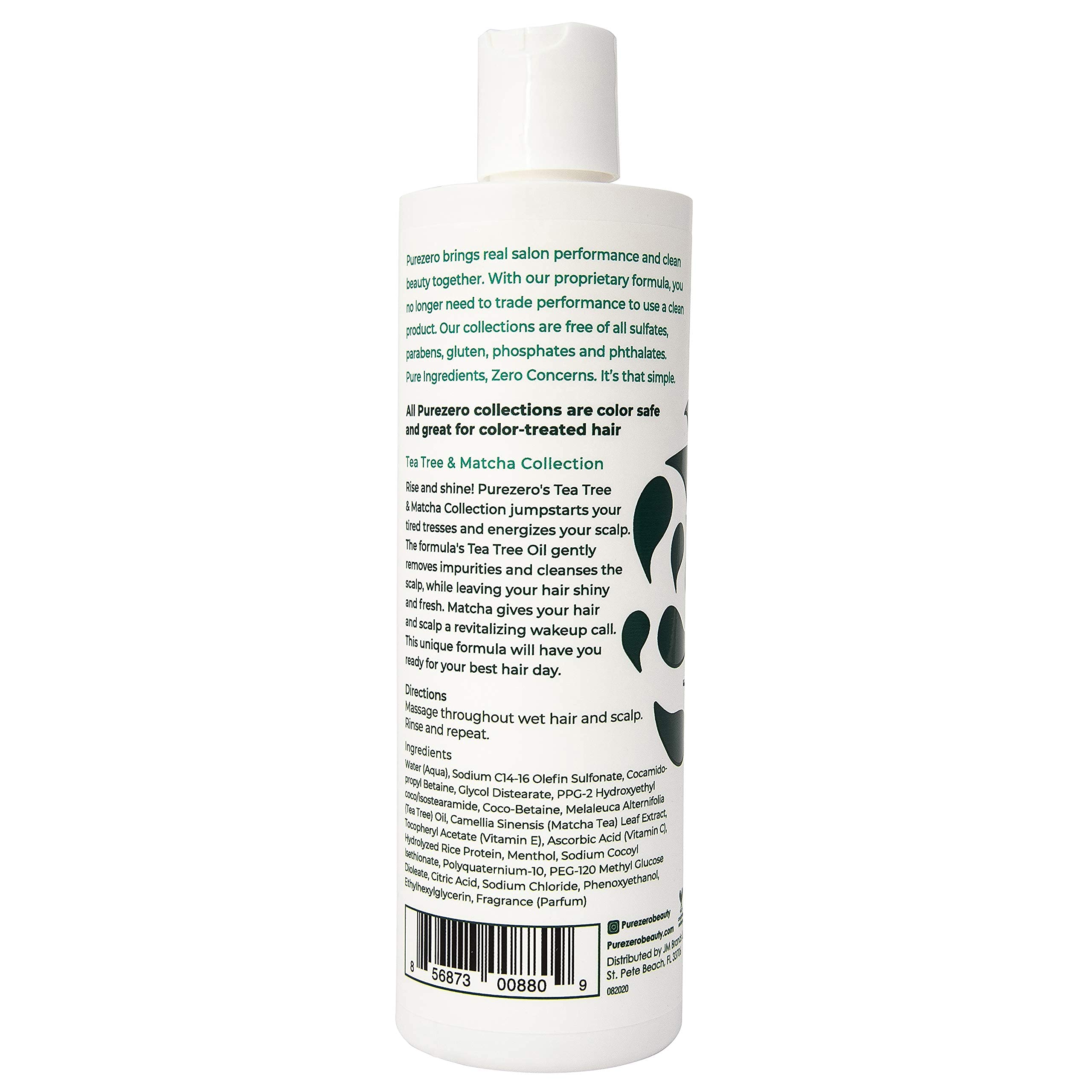 Purezero Tea Tree y Matcha Aplicación diaria en rutina