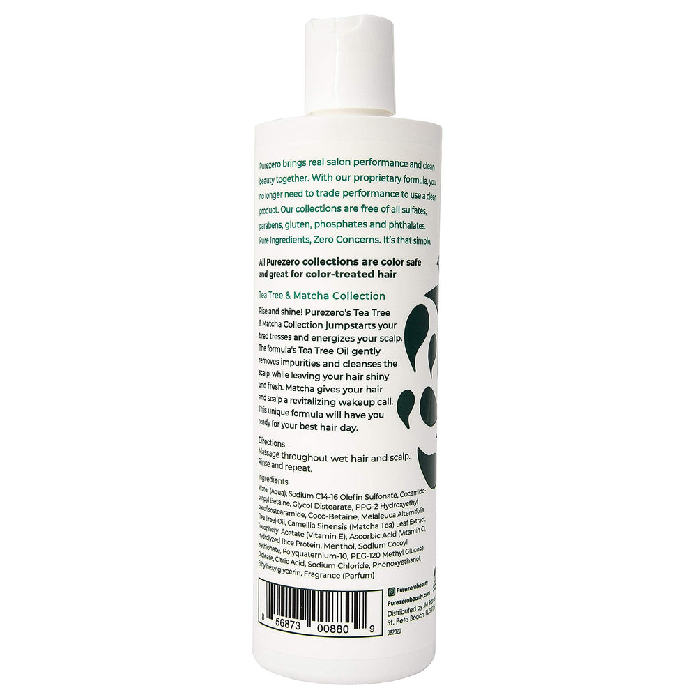 Purezero Tea Tree y Matcha Aplicación diaria en rutina