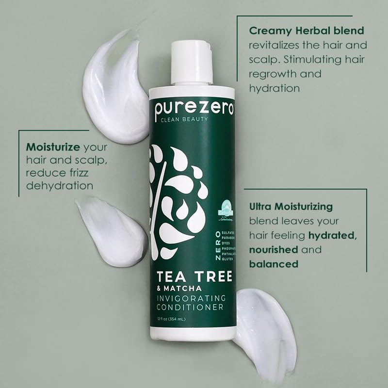 Purezero Tea Tree y Matcha Textura cremosa lista para aplicar