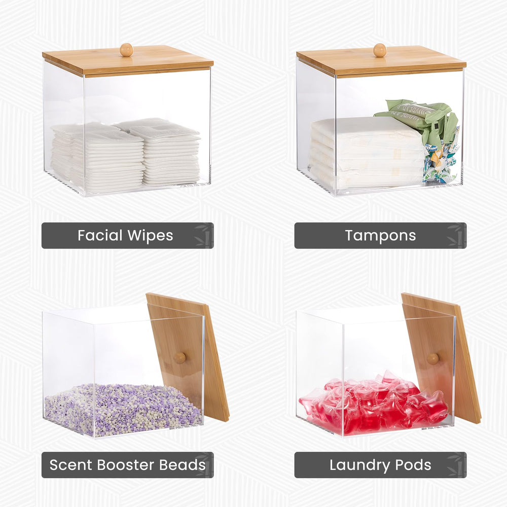 Puricon clear storage keeps towels visible and easy to monitor at a glance.