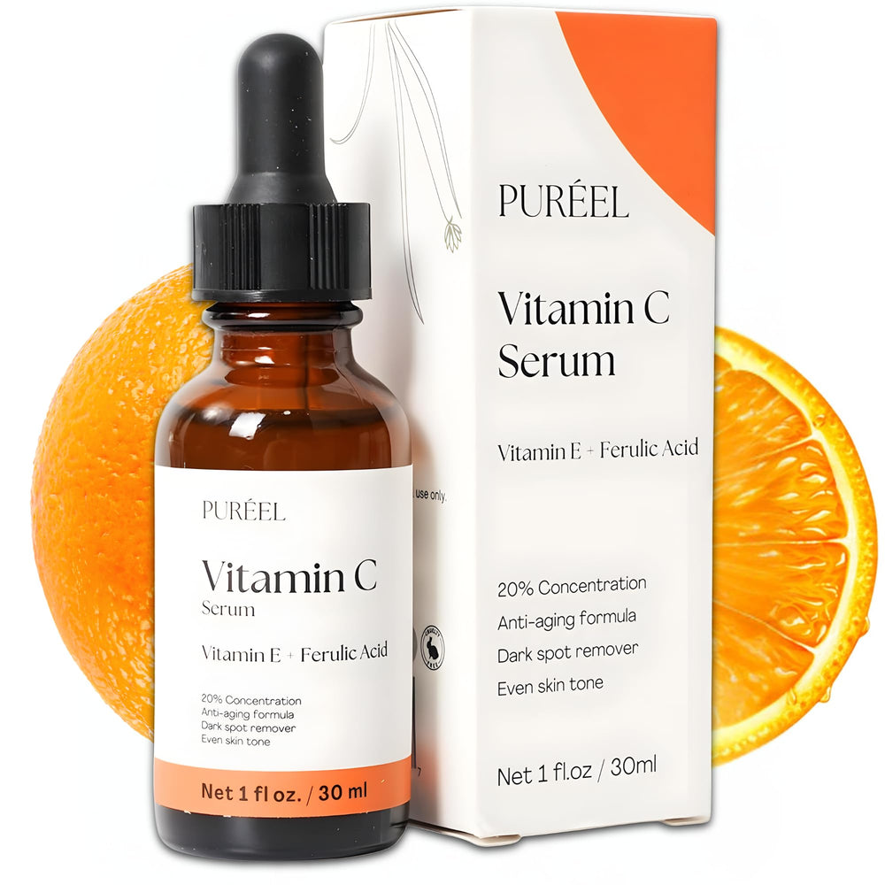 Purify Puréel Serum con botella para brillo uniforme en la piel