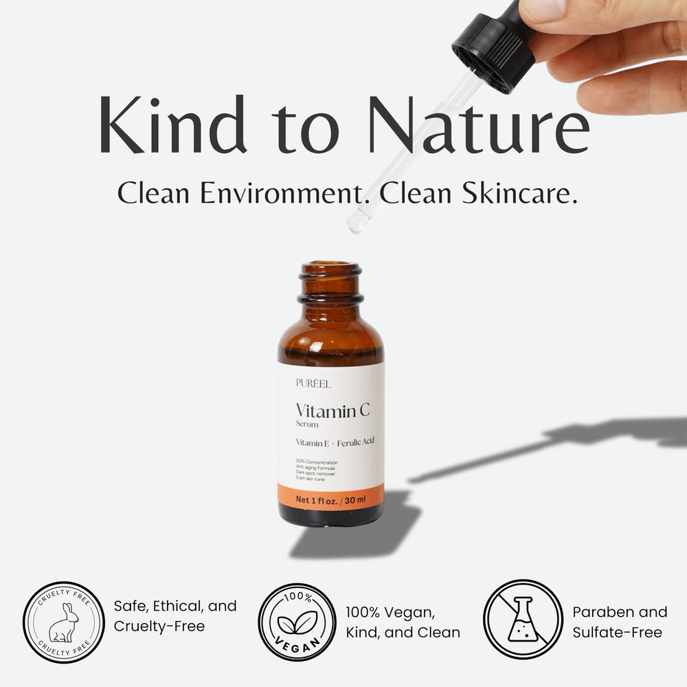 Purify Puréel Serum contiene ácido ferúlico para protección antioxidante