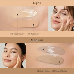 Purito Cica Clearing BB Cream 21, textura ligera para aplicación suave.