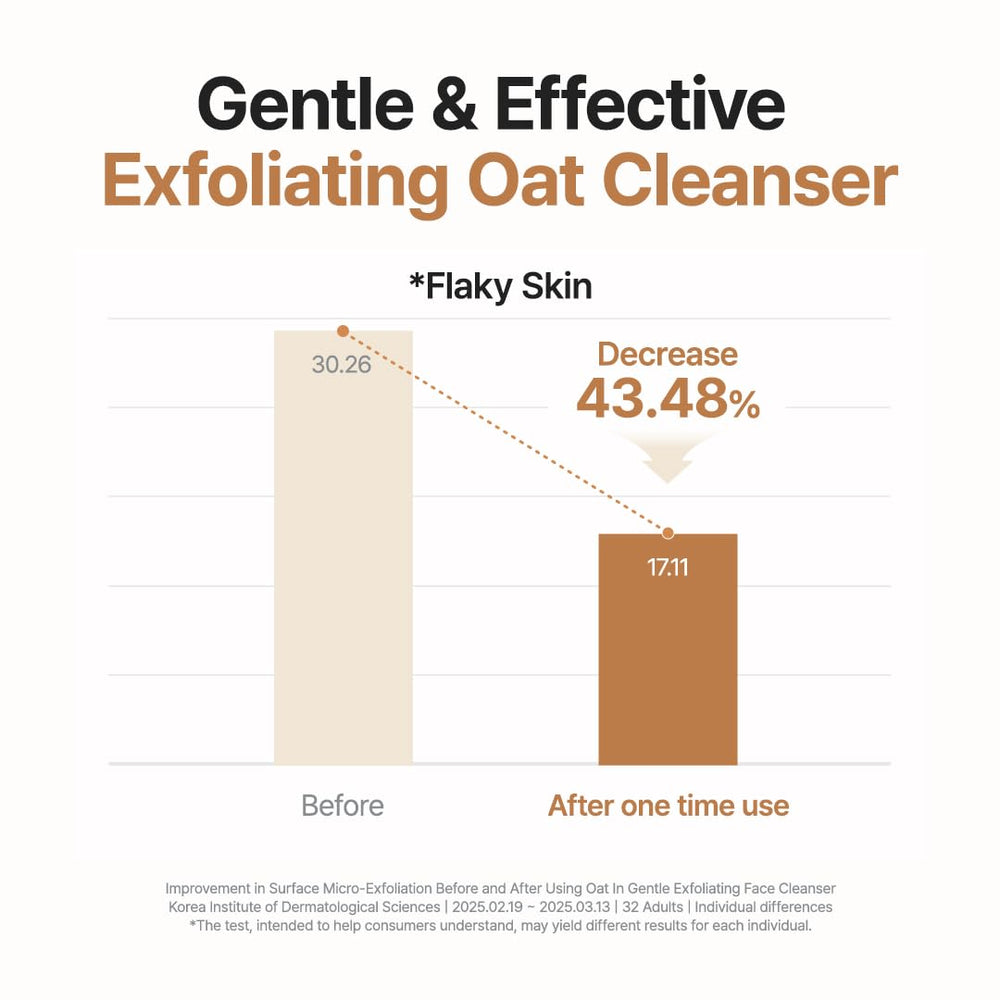 Purito Exfoliante de Avena — vegano y adecuado para piel sensible.