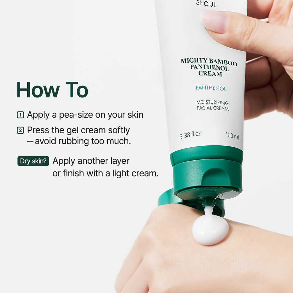 Purito Panthenol 10% fórmula no comedogénica apta para piel propensa a imperfecciones.
