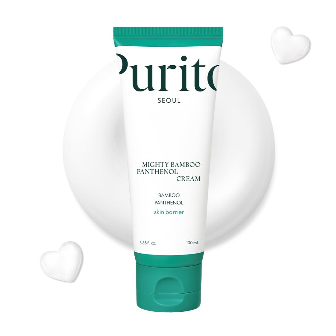 Purito Panthenol 10% frente de la botella, hidratación suave para días de estrés cutáneo.