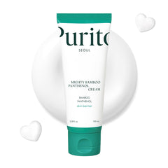 Purito Panthenol 10% frente de la botella, hidratación suave para días de estrés cutáneo.