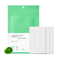 Purito SEOUL Wonder Releaf Centella Spot Patch: empaque compacto para cuidado puntual.