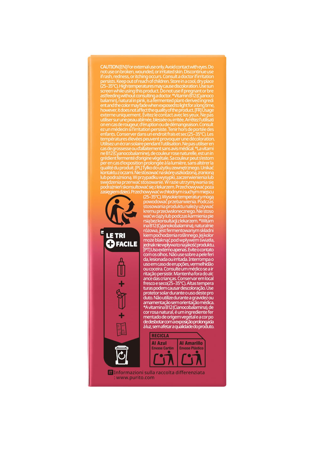 Purito TXA 6% Niacinamide Retinal quick absorption promotes comfortable daily use.