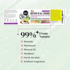 Close-up of aloe vera application on skin with Puriya Intensive Moisturizer.