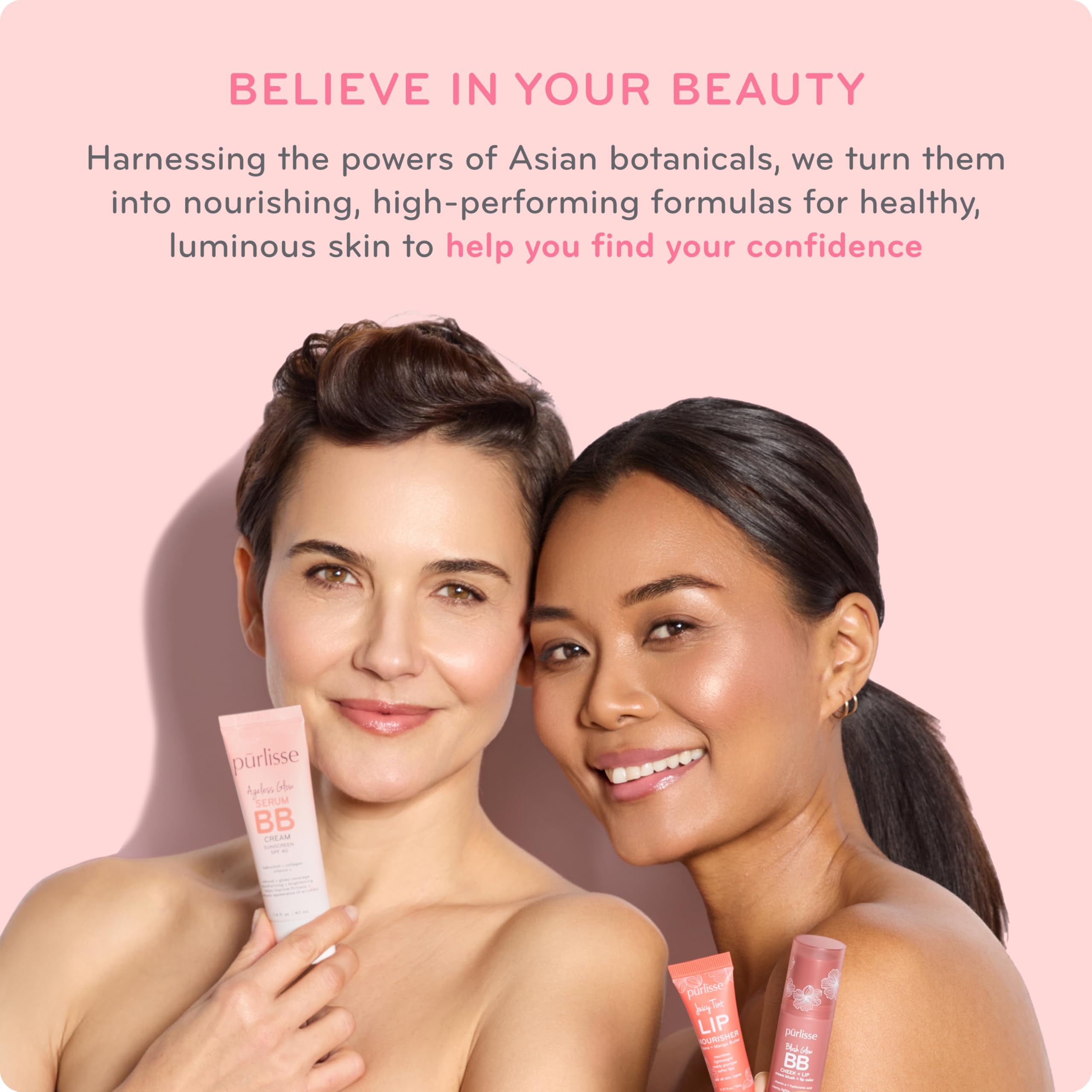 Pūrlisse Algae collagen hydrates and supports a dewy complexion