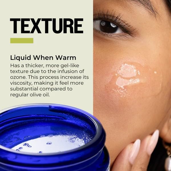 PurO3 warm gel texture liquefies for easy spreading.