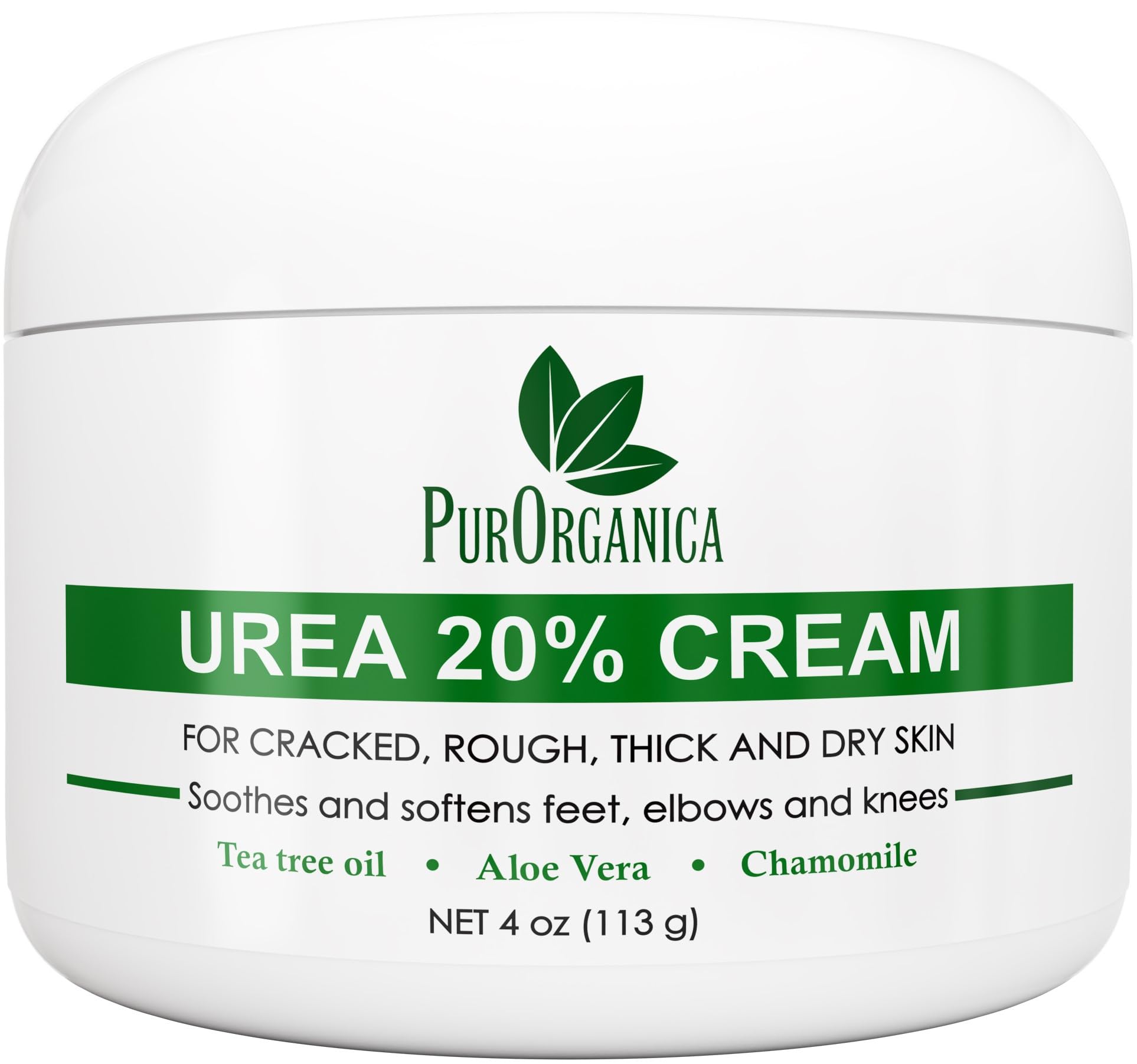 PurOrganica Urea 20% para pies: suaviza piel áspera y callos.