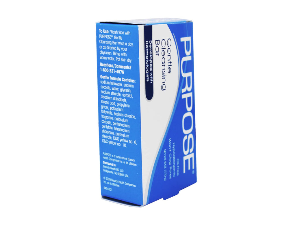 PURPOSE cleansing bar dry storage shows mess-free routine