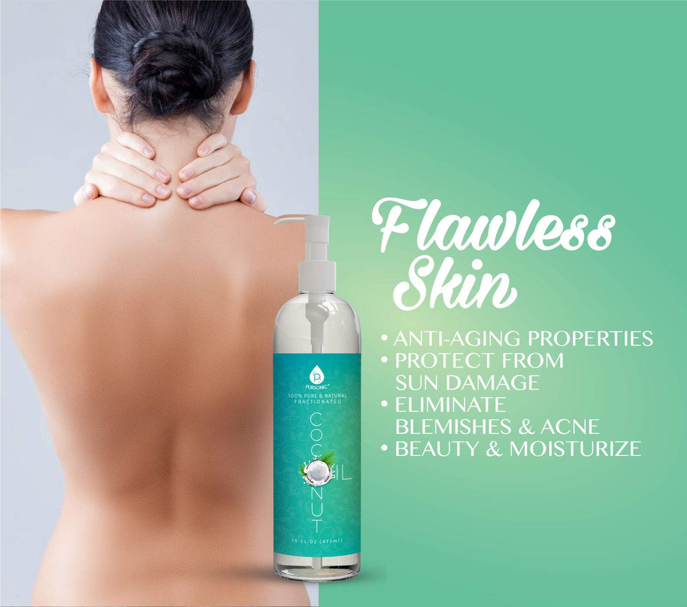 Pursonic Coconut Oil used for makeup removal and daily body moisturizer