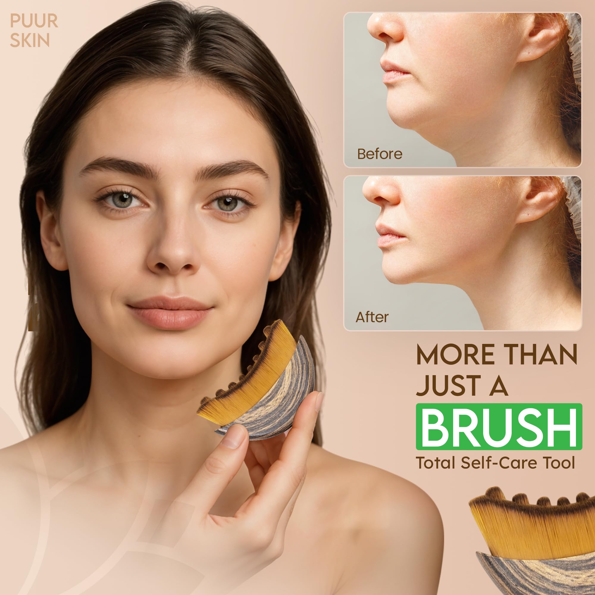 Puur House ultra-soft bristles suit sensitive skin.