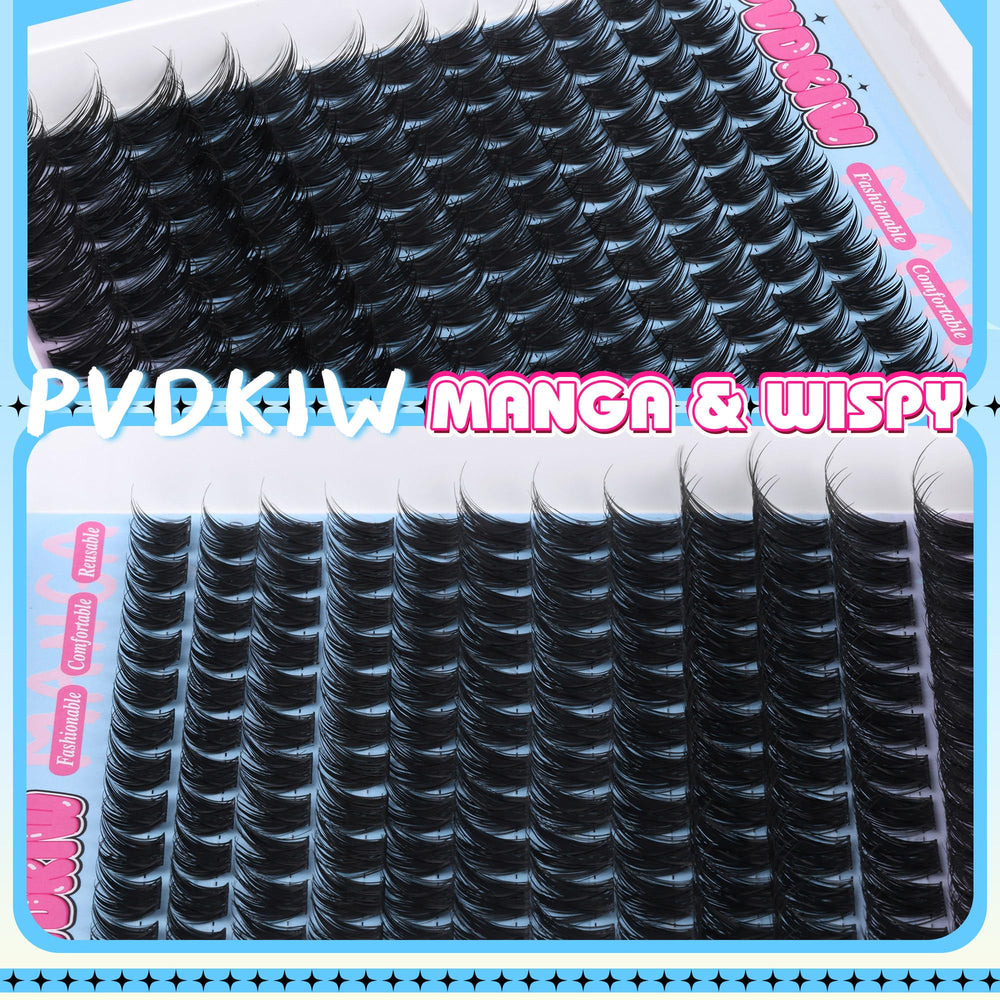 PVDKIW professional lashes deliver chic volume for stylish looks.