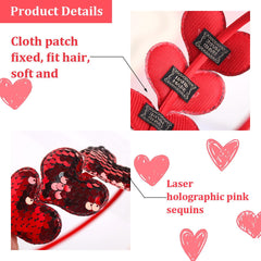 Pvoiue gold heart headband elevates glam for celebrations and events