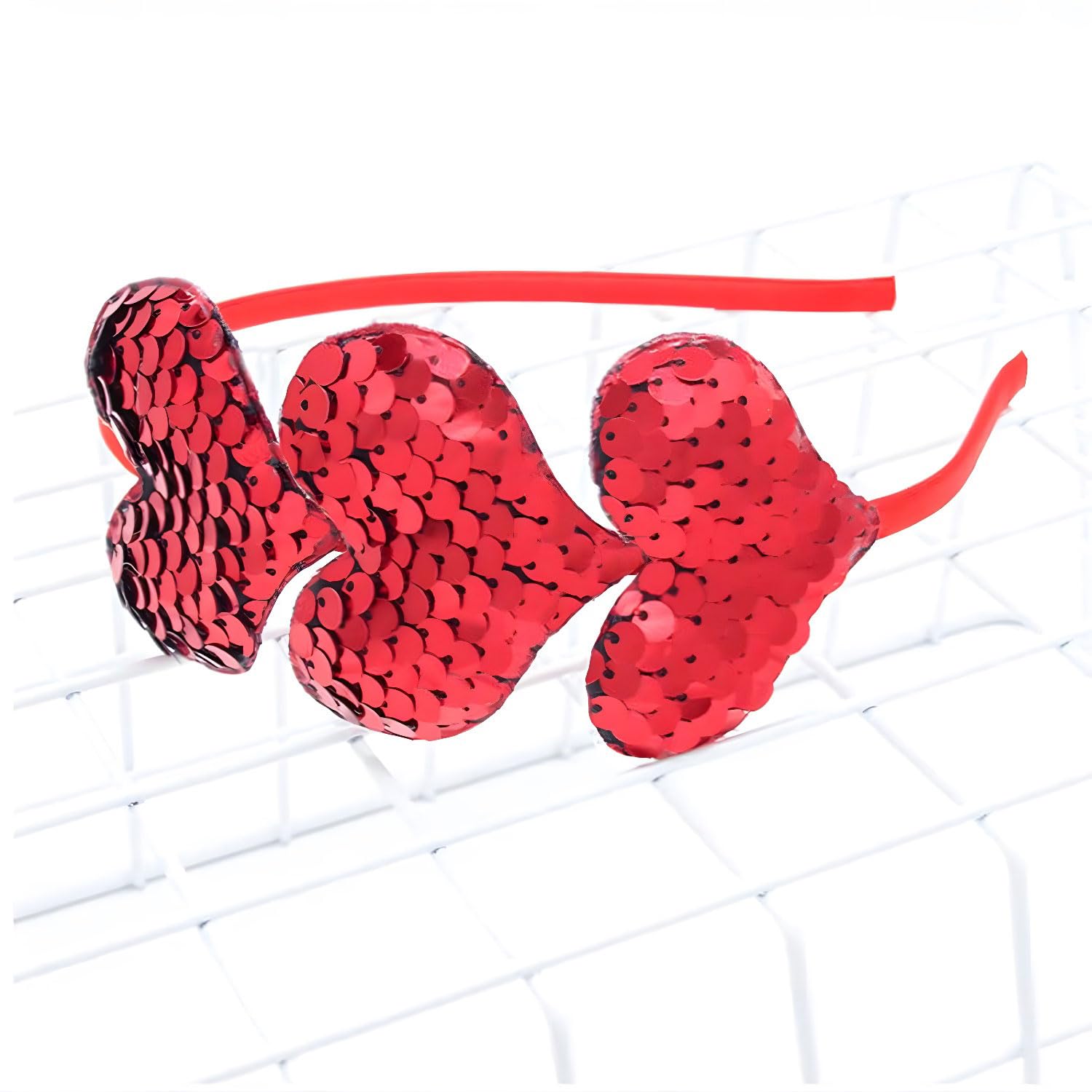 Pvoiue lightweight acrylic-base headband fits securely for all-day use