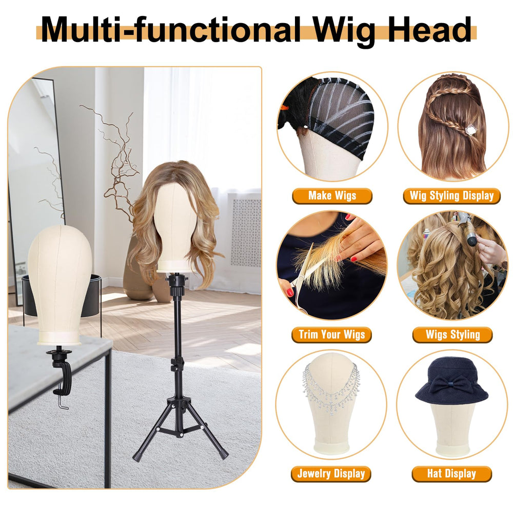 PWEOUKE hair brush detangles and smooths for a neat finish