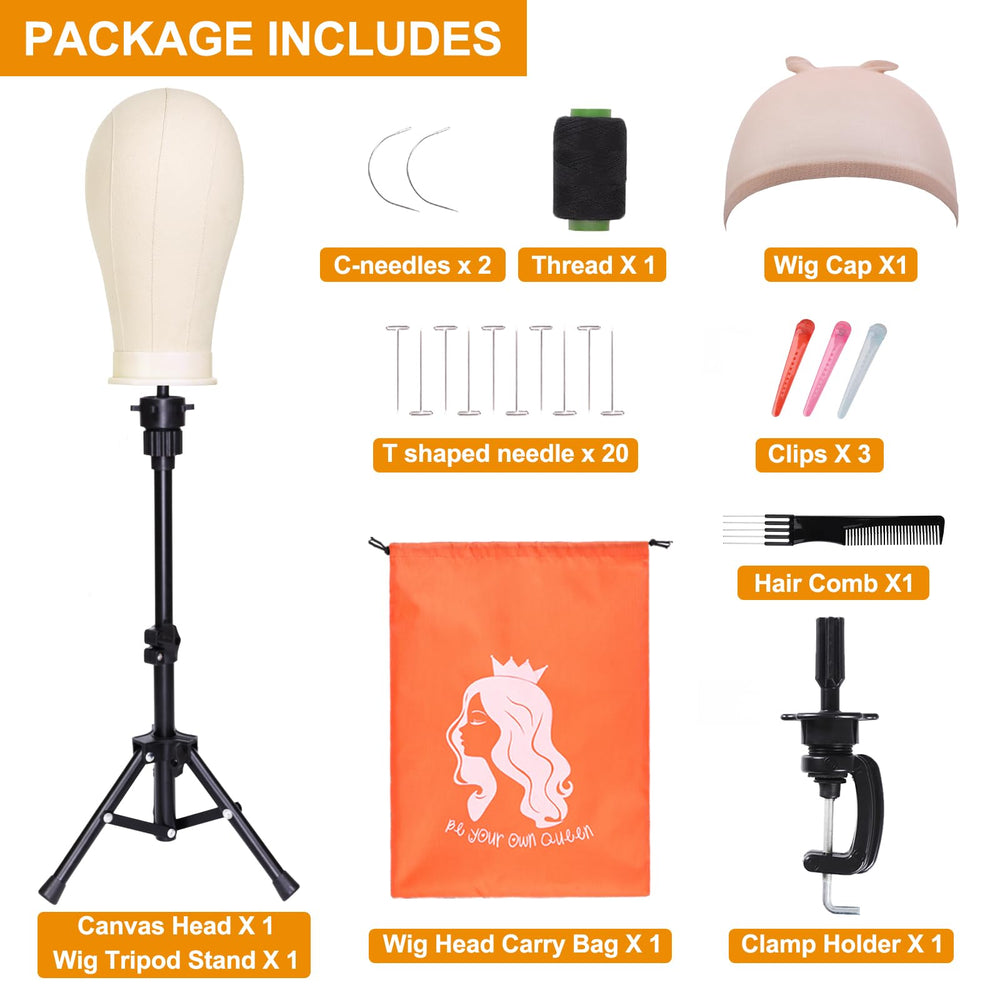 PWEOUKE wig clips help secure sections for tidy, efficient work