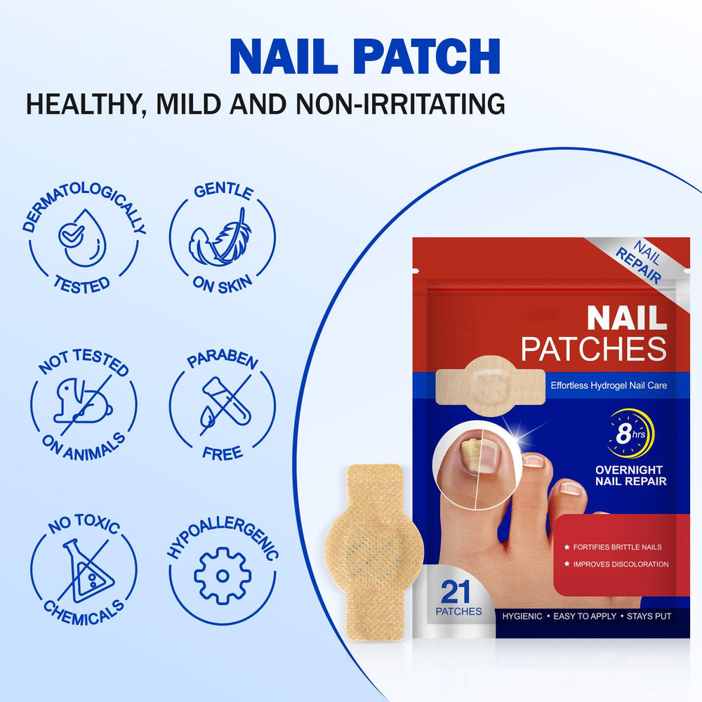 63-piece Pwkvsn pack highlighting patches for toenails and fingernails