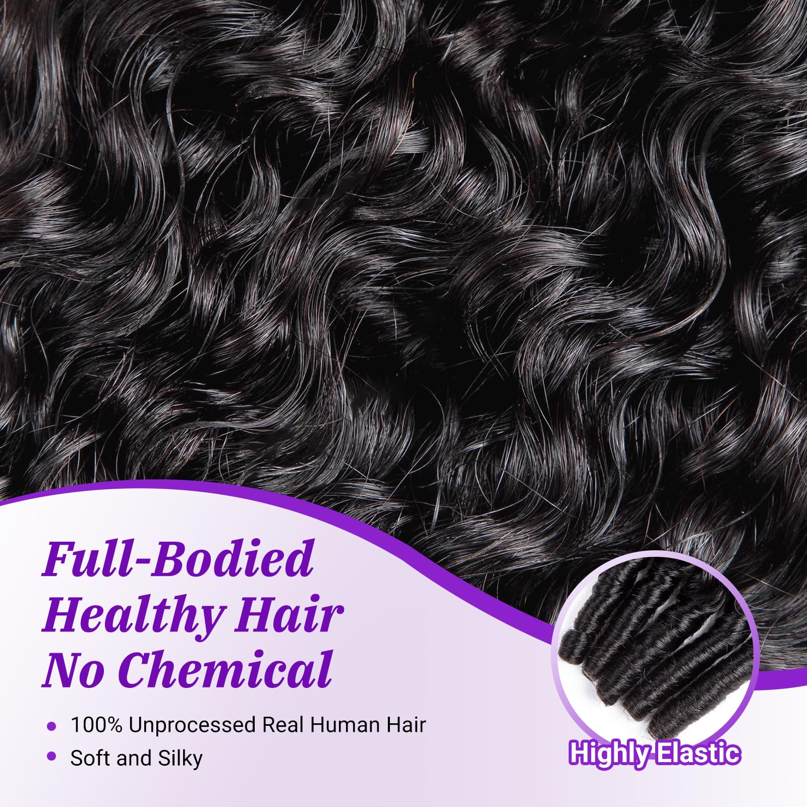 PXCPXC Burmese curly bundles 22-inch natural black deliver dramatic length with soft, bounce.