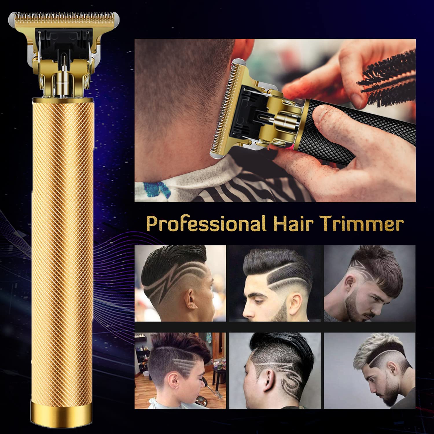 PXLISIE T-blade trimmer ceramic edge for smooth trimming