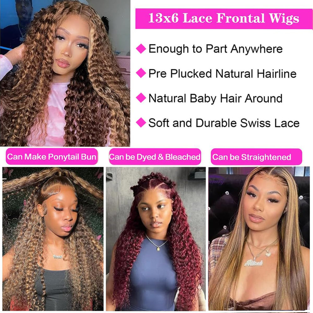 PXTPXT 13x6 lace front wig in wet and wavy texture for versatile updos