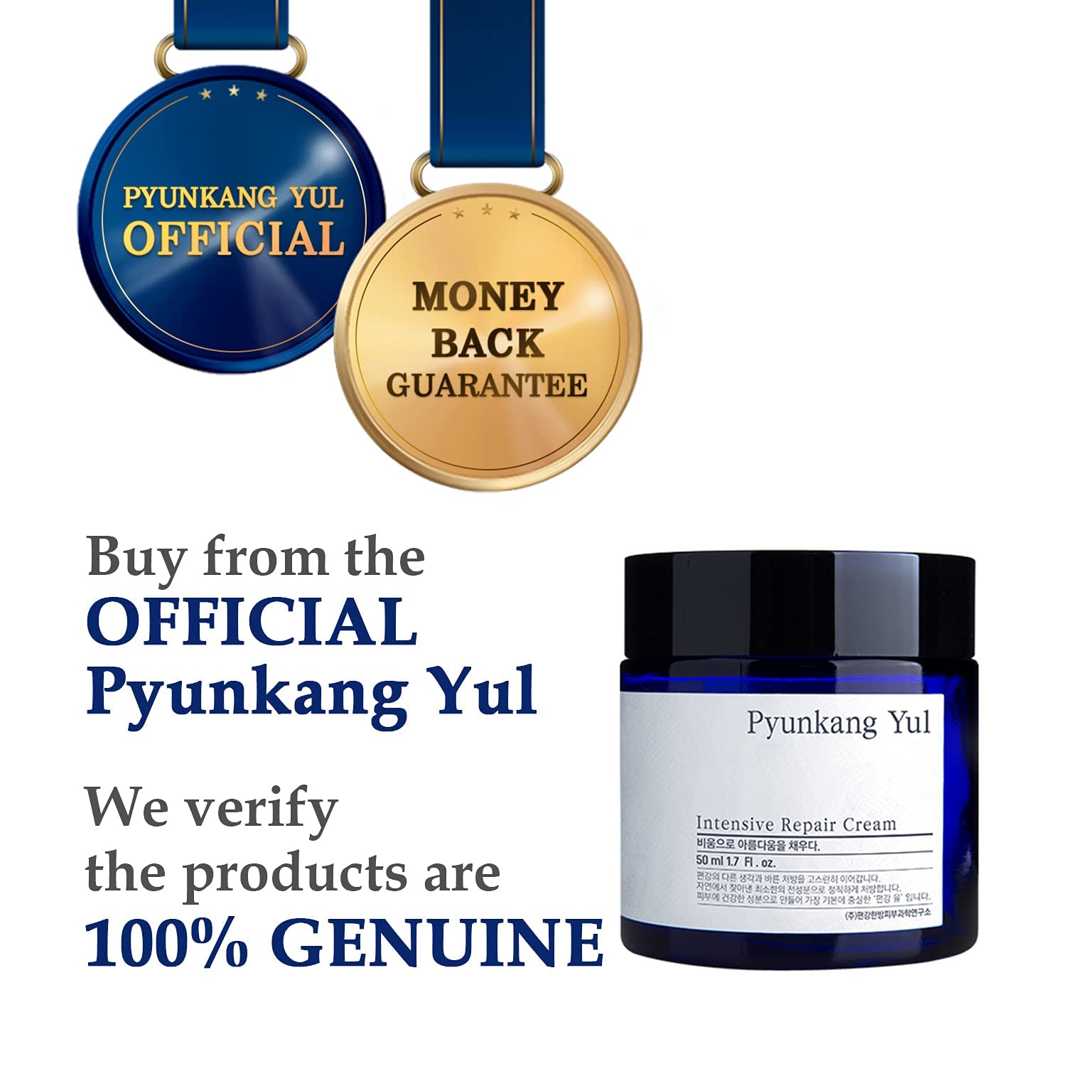 Pyunkang Yul PKY Intensive Repair Cream jar label emphasizing ceramide-rich formula.