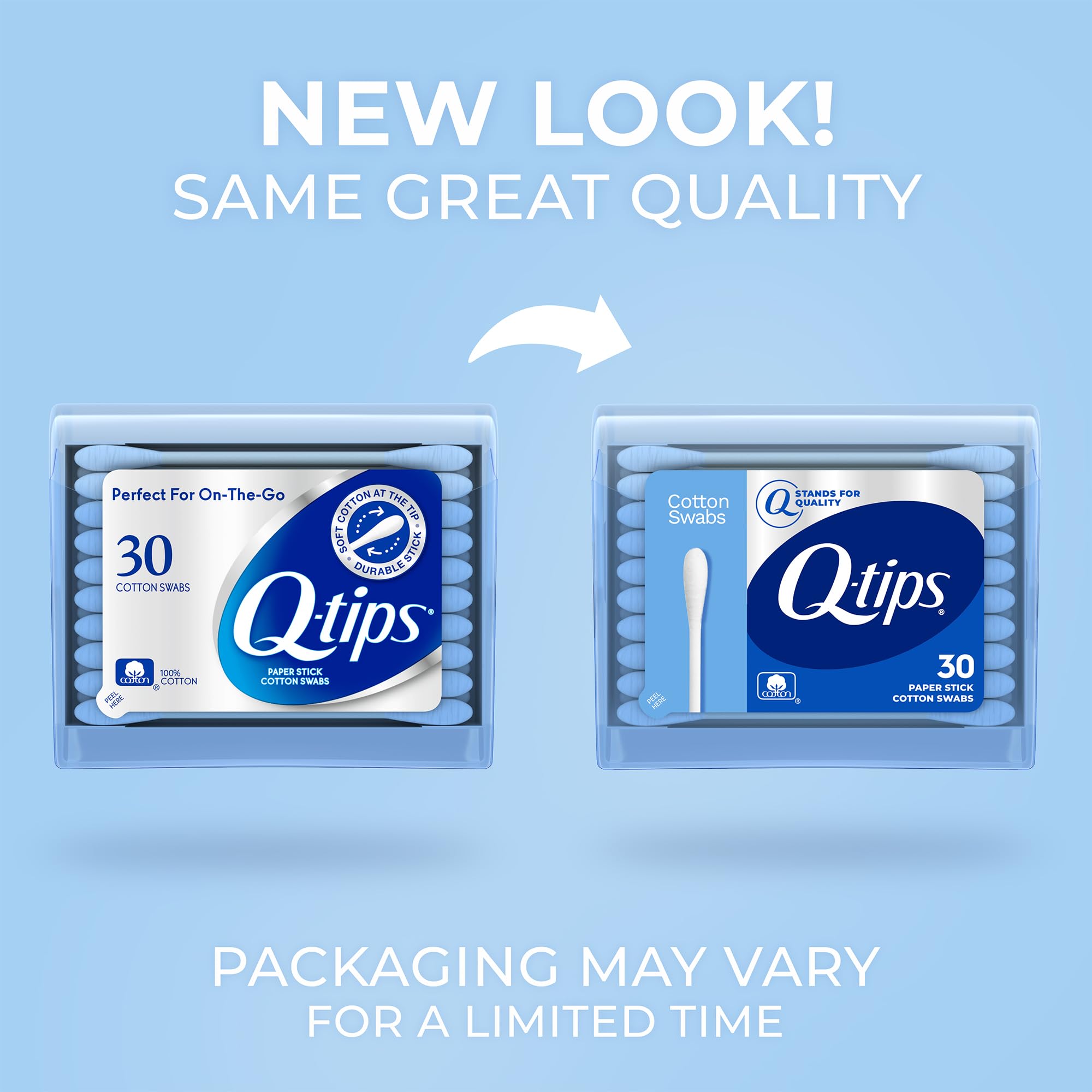 Compact swabs for cleaning small items and delicate spaces.