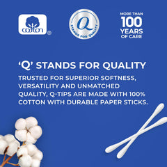 Q-tips used for crafts: precise glue application on models and mini projects.